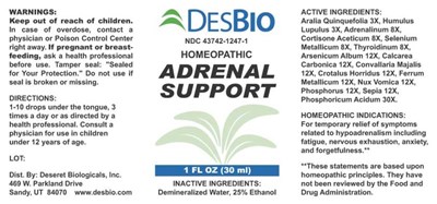 Adrenal Support (Dsrt171 Adrenal Support 8 13 18)